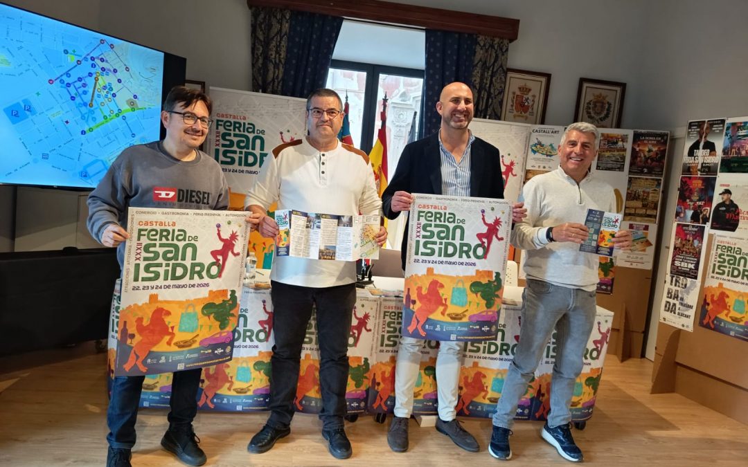 Castalla presenta la XXXII Feria de San Isidro 2026, un evento estratégico para la promoción económica, turística y cultural